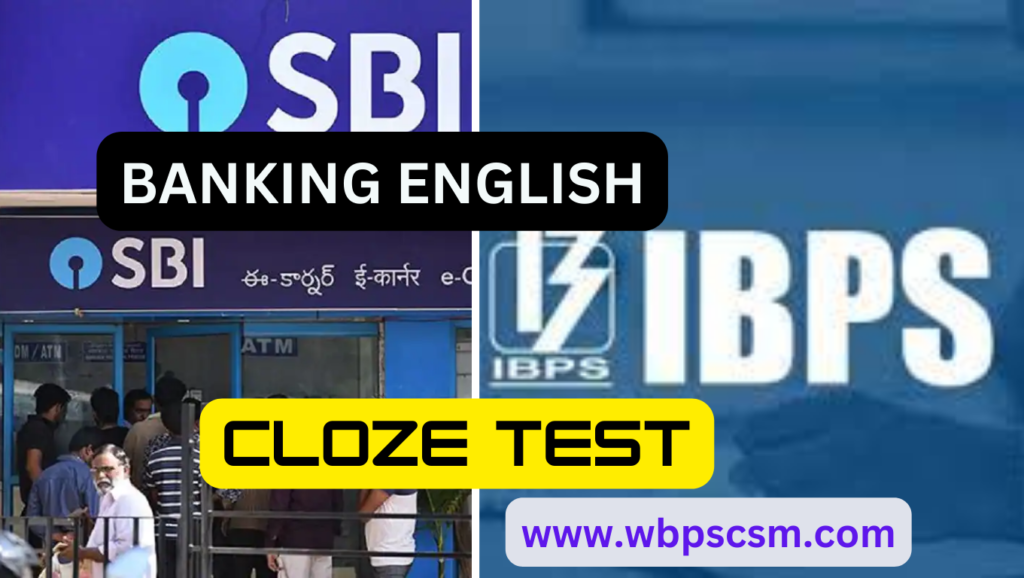 English Cloze Test Questions for Bank Exam